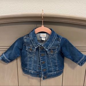 Cat & Jack Baby Denim Jacket - size 0-3M (EUC)